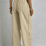 Shania - Pantalones Relaxed con Botones