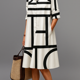 Ellie | Vestido midi cuidado y estiloso