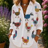 Ingrid | Blusa Gallinitas Divertidas