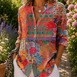 Anica | Blusa Artística Vibrante