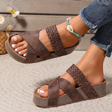 Sandalias de Elegancia Tejida