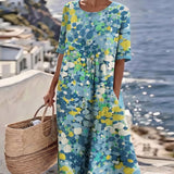 ELENA™ - VESTIDO MIDI FLORAL ELEGANTE DE VERANO