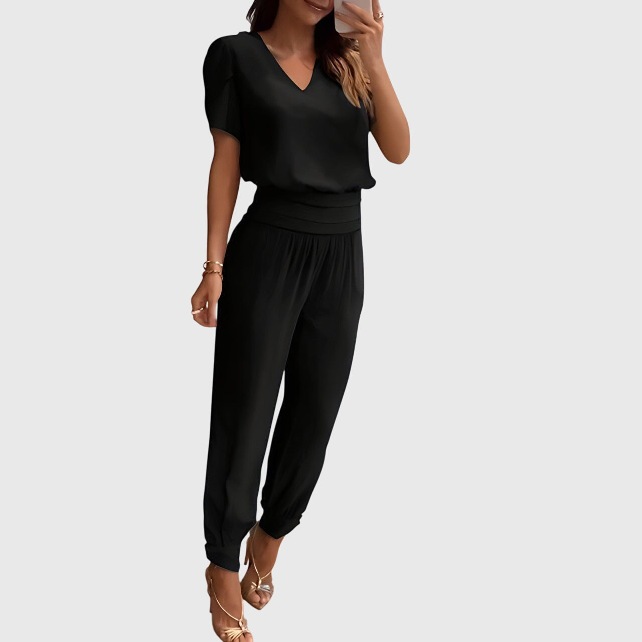 Jennifer™ | Conjunto de Blusa y Pantalón de Tendencia