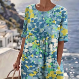 ELENA™ - VESTIDO MIDI FLORAL ELEGANTE DE VERANO