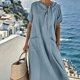 Mireille™ — Vestido de algodón fluido y veraniego