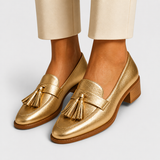 Céleste™ | Mocasines Dorados
