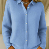 Carmela | Chaqueta de Punto Texturizada con Botones