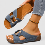 Sandalias con Hebilla Chic