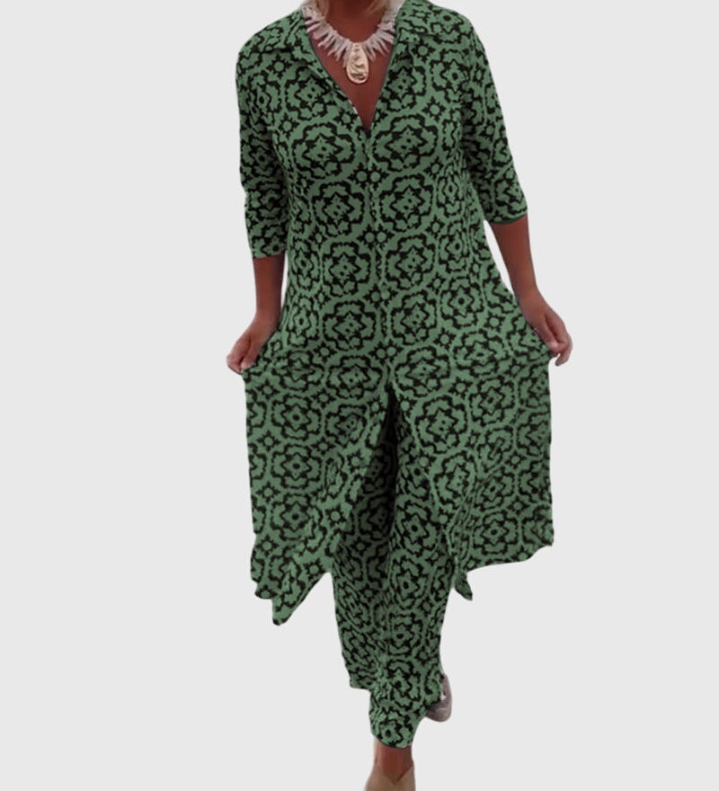 Gabriella™ | Conjunto Vintage Elegante de Dos Piezas
