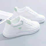 Zapatillas blancas chic de comodidad ligera