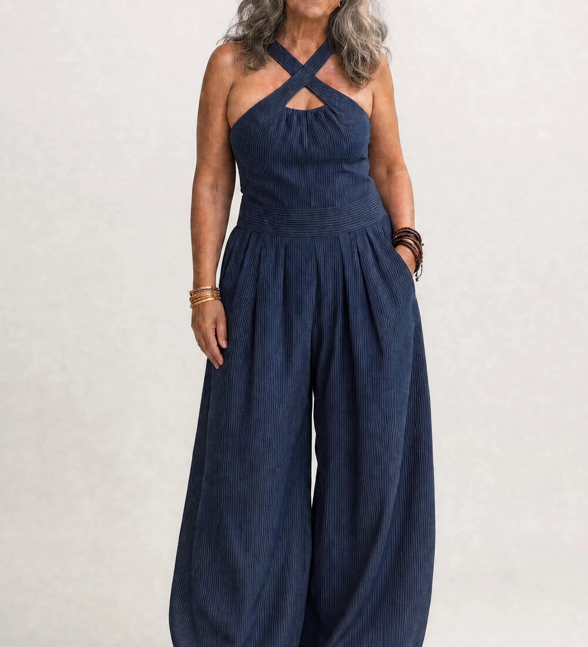 Dolores | Mono elegante con escote cruzado