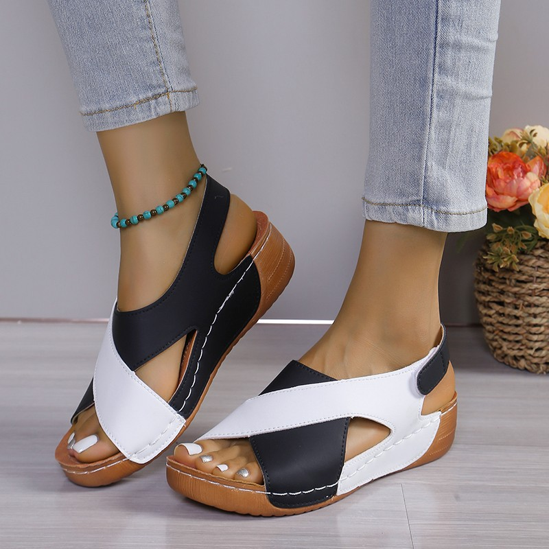Sandalias de cuña cómodas