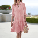 Margaret | Vestido de Rayas Fresco