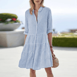 Margaret | Vestido de Rayas Fresco