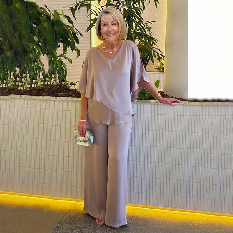 Selina | Conjunto Elegante de 2 Piezas con Silueta Fluida